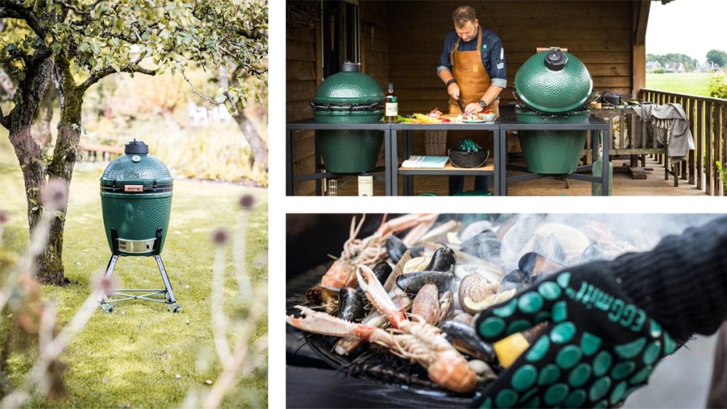 big green egg cuisine exterieure barbecue